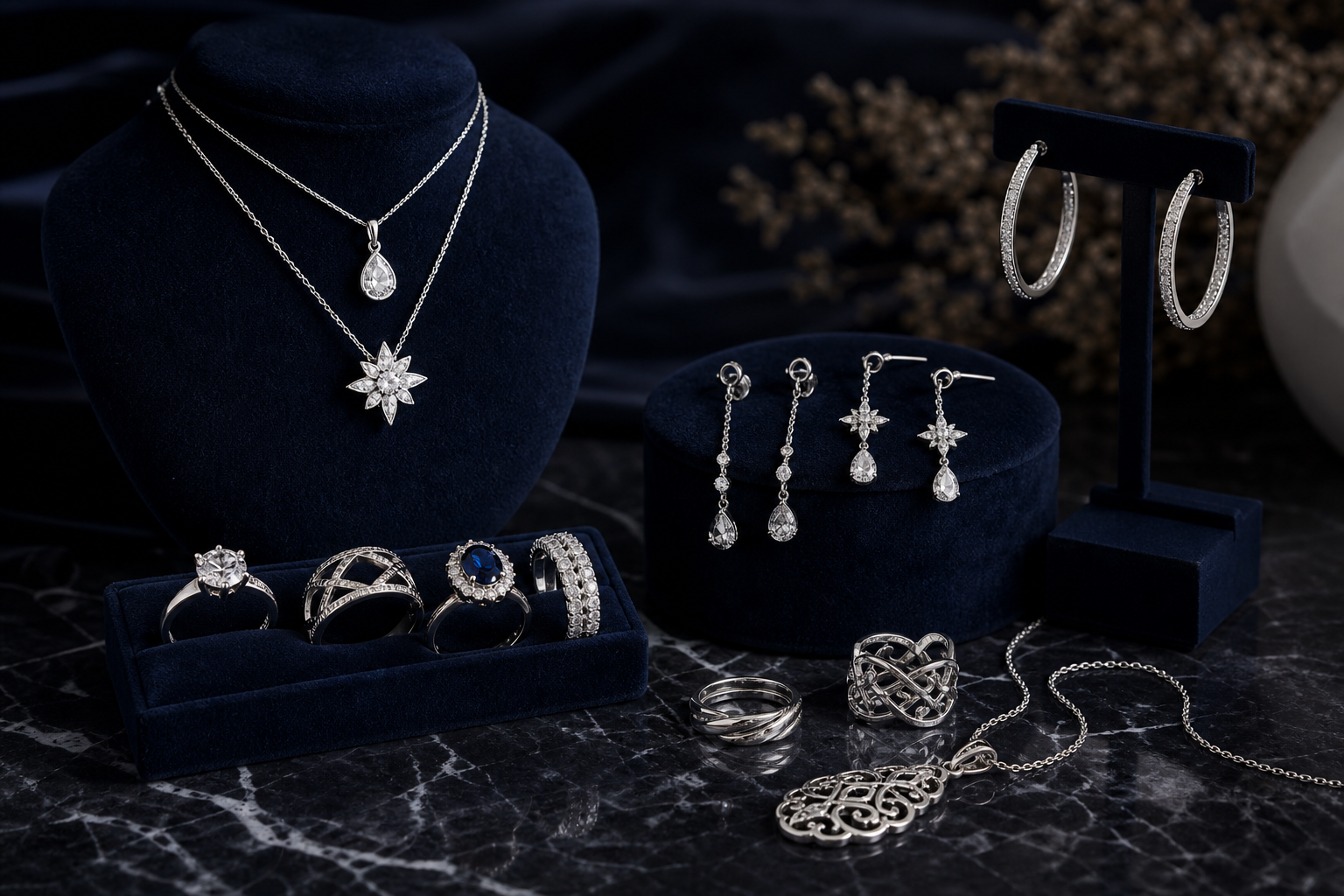 Silver Glow sterling silver jewelry collections portfolio